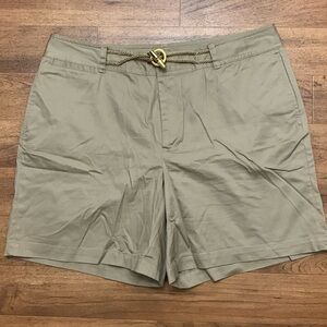 RALPH LAUREN KHAKI DRESS SHORTS